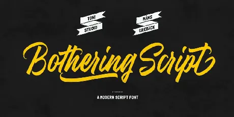 Bothering font