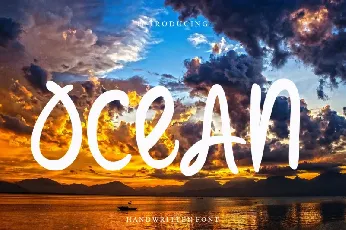 Ocean font