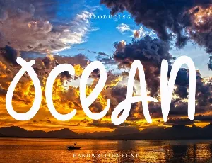 Ocean font