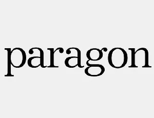 Paragon font