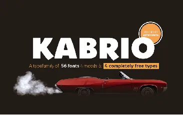 Kabrio Family font