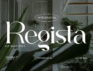 Regista font