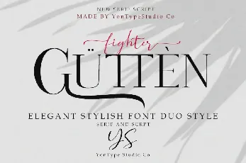 Gutten Fighter font