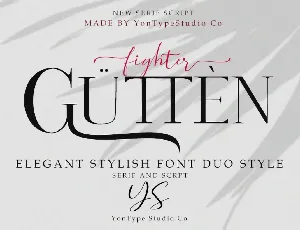 Gutten Fighter font