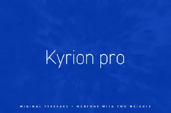 Kyrion Pro font