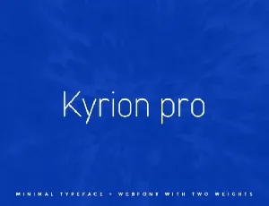 Kyrion Pro font