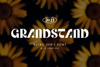 Grandstand font