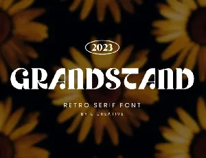 Grandstand font