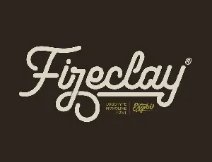 Fireclay font