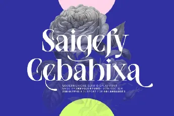 NCL Saigefy Cebahixa font