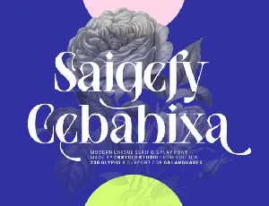 NCL Saigefy Cebahixa font