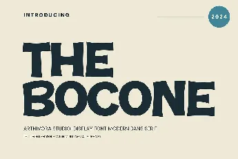 The Bocone font