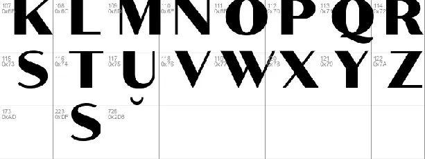 Croco font