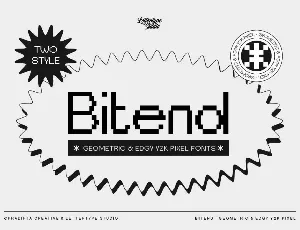 Bitend DEMO font