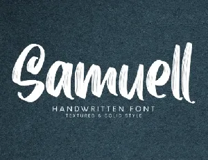 Samuell Brush Script font