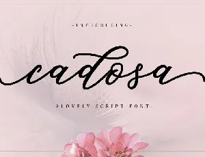 Cadosa Script font