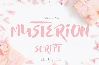 Musterion Brush Free font