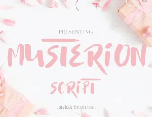 Musterion Brush Free font