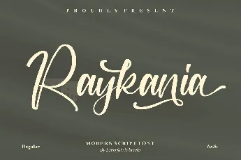 Raykania font