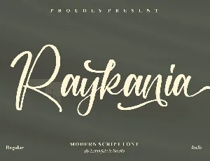 Raykania font