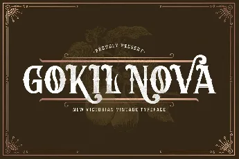 Gokil Nova font