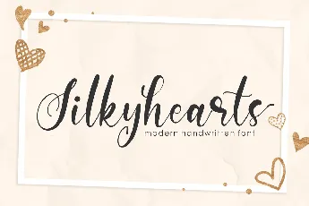 Silkyheart font