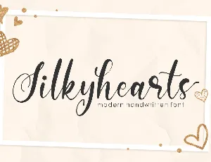 Silkyheart font