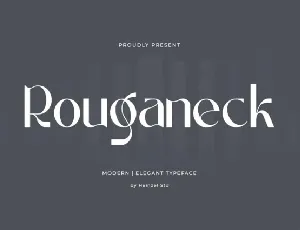 Rouganeck font