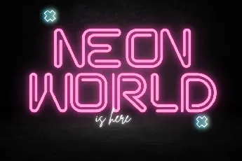 NEON WORLD DEMO font