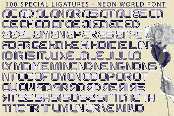 NEON WORLD DEMO font