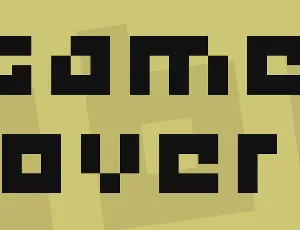 game over font