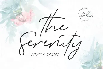 The Serenity font