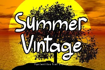 Summer Vintage font