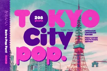Tokyo City Pop font