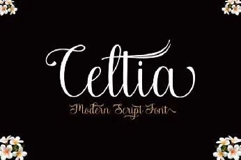 Celtia Script font