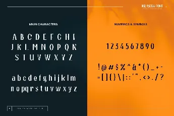 Kilasera Personal Use font