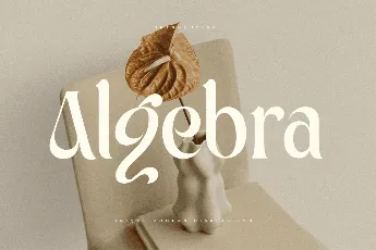 Algebra font