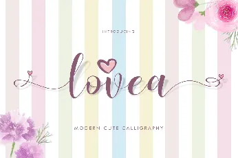 Lovea Handlettering font