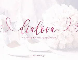 Dialova Script font