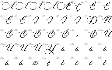 Signature of the Ancient Free font