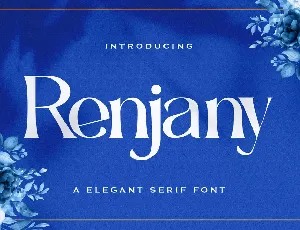 Renjany font