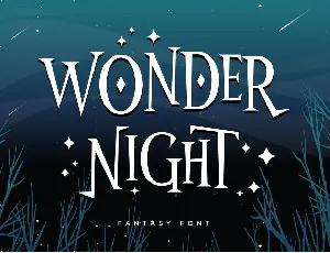 Wonder Night font