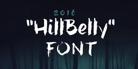 hillBelly_TRIAL font