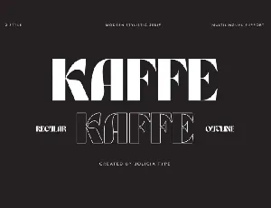 Kaffe font