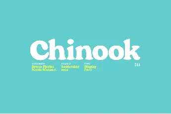 Chinook font