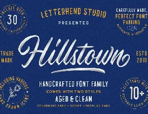 Hillstown Collection font