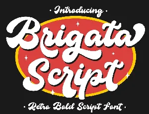 Brigata Script font