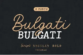 Bulgati font