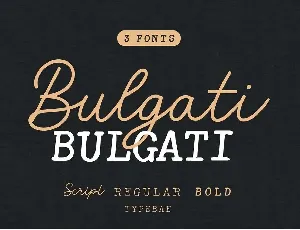 Bulgati font