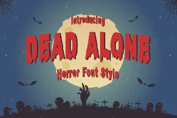 Dead Alone Free Trial font